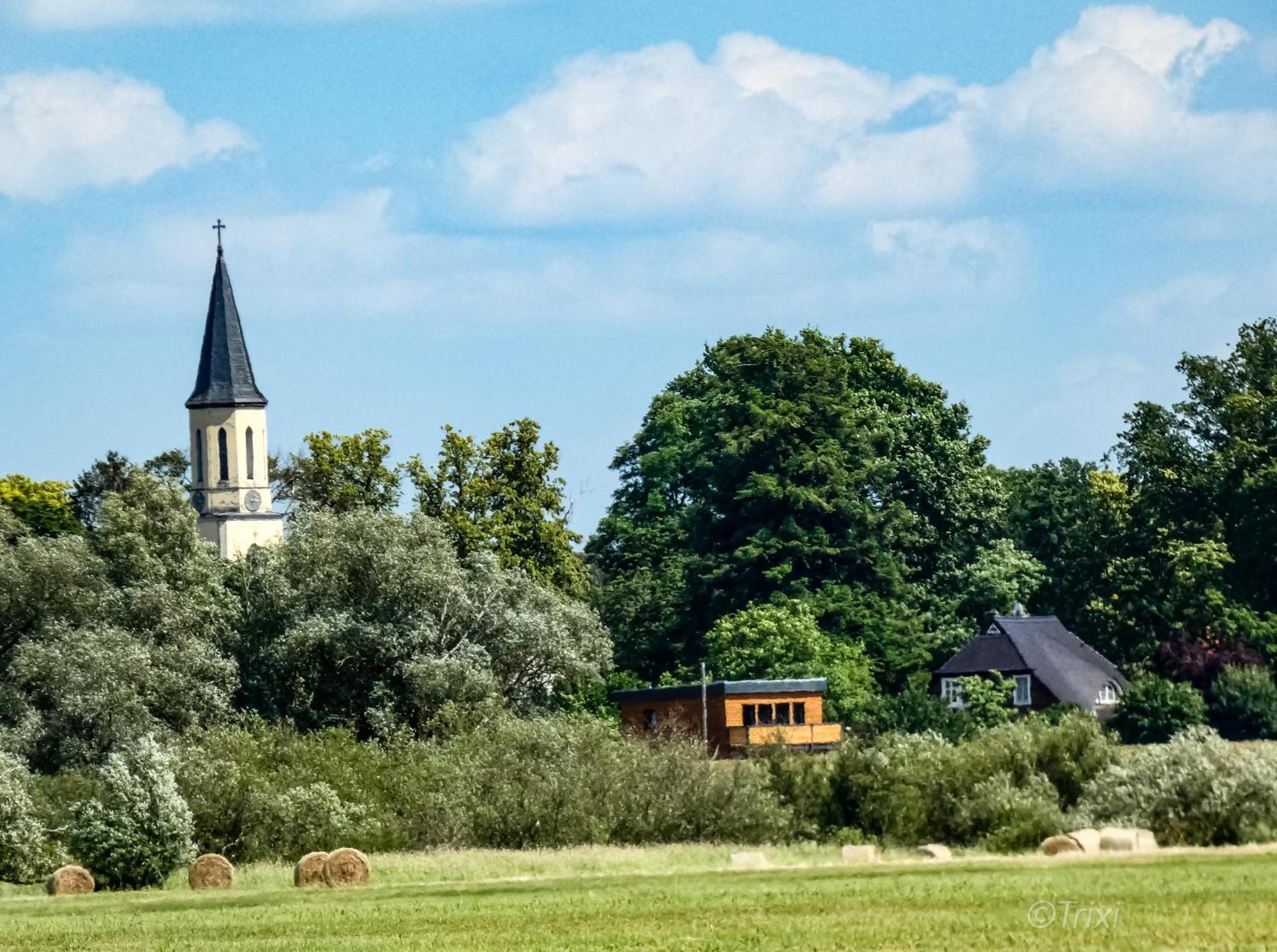 Elbauen-Chalet Cumlosen Exteriör bild
